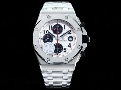 HBF Factory AUDEMARS PIGUET White Face Royal Oak Offshore  Steel Copy Watch